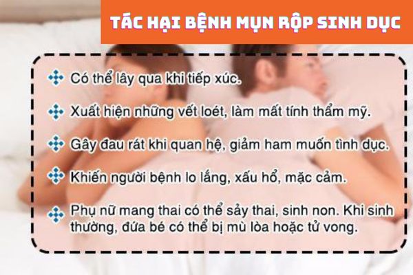 Bệnh mụn rộp gây ra nhiều hậu quả nghiêm trọng