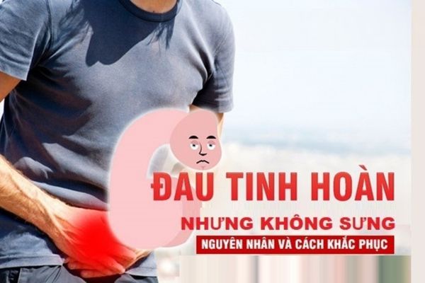 Đau tinh hoàn nhưng không sưng nguyên nhân do đâu?