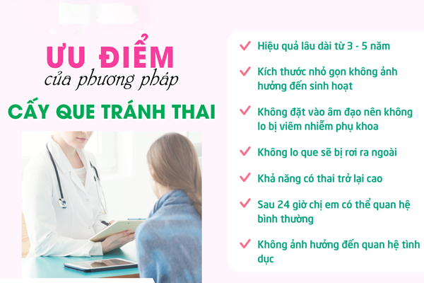 Cấy que phương pháp tránh thai hiện đại, hiệu quả