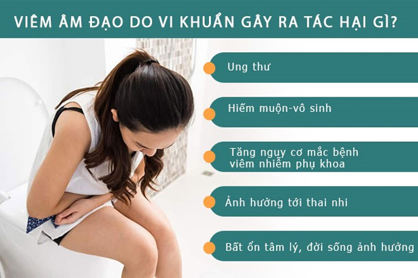 Tác hại bệnh viêm âm đạo không không điều trị sớm