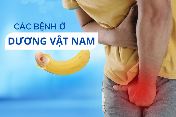 Các bệnh ở dương vật nam dễ mắc phải.