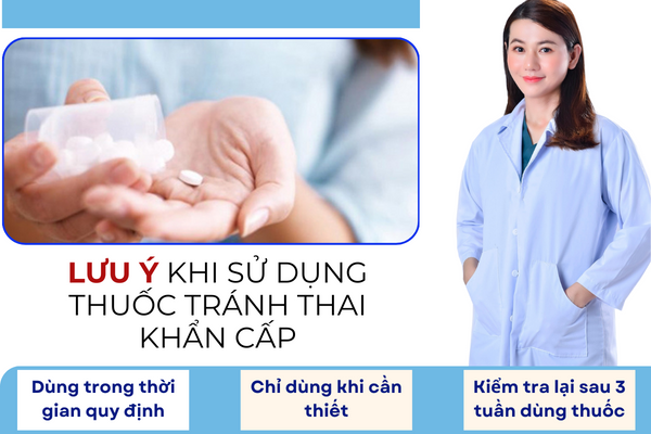 Lưu ý khi sử dụng thuốc tránh thai khẩn cấp